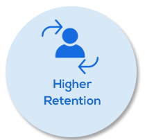 higher retention